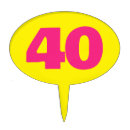 Search for 40th birthday cake toppers Party