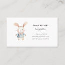 Search for rabbit business cards Babysitting