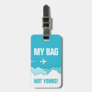 Search for flight attendant luggage tags Airplane