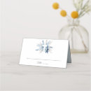 Search for dusty blue place cards Blue and white