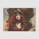 Search for steampunk tissue paper Woman