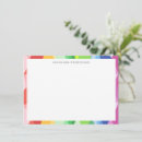 Search for rainbow note cards Colorful