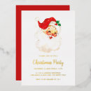 Search for santa claus invitations Red and white
