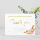 Search for rose gold thank you cards Pink