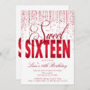 Search for red glitter invitations Glam