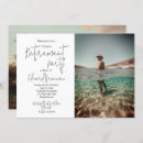 Search for beach retirement invitations Party