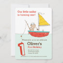Search for nautical birthday invitations Turning one