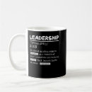 Search for leadership mugs Definition
