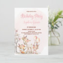 Search for shes a wild one invitations Pink and gold