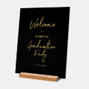Search for graduation party signs Black