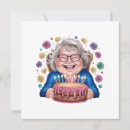 Search for funny old lady birthday invitations Sassy grandma birthday