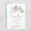 Search for vintage baby shower invitations it's a boy