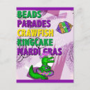 Search for mardi gras postcards King cake