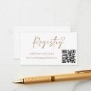 Search for registry enclosure cards Bride and groom monogram