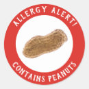 Search for allergy labels Warning