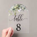 Search for acrylic table cards Modern