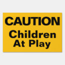 Search for caution signs Children