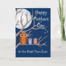 Search for owl mothers day cards Moon