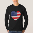 Search for american flag tshirts Heart