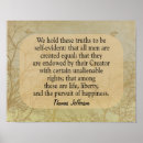 Search for thomas jefferson quote posters We hold these truths