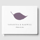 Search for plum wedding guest books Modern