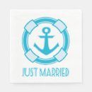 Search for just married napkins Blue