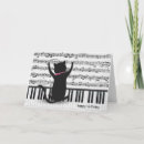 Search for piano birthday cards Cat