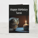 Search for kitten birthday cards Cake