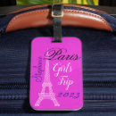 Search for paris luggage tags Girls trip