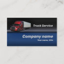 Search for red truck business cards Logistics