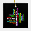 Search for strong woman ornaments Feminist