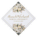 Search for floral graduation cap toppers Elegant
