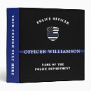 Search for police binders Thin blue line