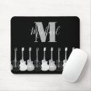 Search for guitar mousepads Black and white