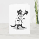 Search for vintage cat birthday cards Black