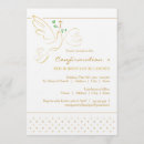 Search for dove confirmation invitations Gold