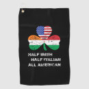 Search for shamrock golf towels Leprechaun