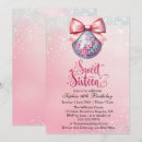Search for disco sweet 16 invitations Sixteen