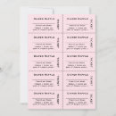 Search for printable raffle tickets Baby shower