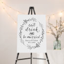 Search for eat drink and be married posters Elegant