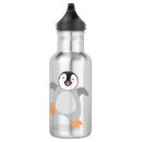 Search for penguin water bottles cartoon