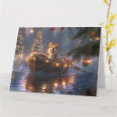 Search for lake christmas cards Boat