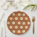 Search for mid century modern patterns paper plates Flower