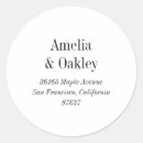 Search for return wedding stickers Elegant