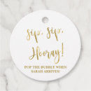 Search for champagne baby shower tag