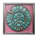 Search for turquoise stone tiles Abstract