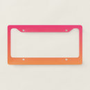 Search for neon license plate frames Gradient