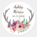 Search for rustic wedding stickers Floral
