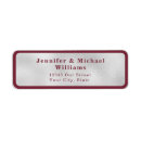 Search for married couple return address labels Modern