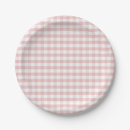 Search for pink plaid plates Mother to be
